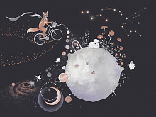 Фотообои космос Wall street COSMOS 25:1 Cosmos-25: 24 30824