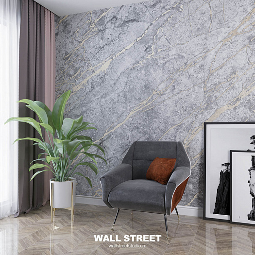 Фотообои в интерьере артикул Pink It Marble 20, PINK IT MARBLE, Wall street